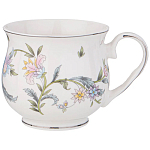 Кружка из фарфора с цветочным принтом 480 мл Tea Flower Set варинант исполнения - 1 | Loft Concept в Ростове-на-Дону
