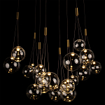 Подвесной светильник Crystal Cascade Gold варинант исполнения - 1 | Loft Concept в Ростове-на-Дону