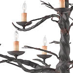 Люстра черная в виде ствола дерева Branched Tree варинант исполнения - 1 | Loft Concept в Ростове-на-Дону