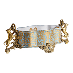 Чаша с орнаментом на бронзовых ножках в виде львов Eden Garden варинант исполнения - 1 | Loft Concept в Ростове-на-Дону