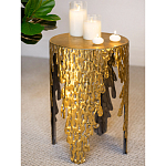 Столик дизайнерский Copper streaks варинант исполнения - 6 | Loft Concept в Ростове-на-Дону