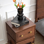 Тумбочка прикроватная с ящиком и дверцей Робот Robot Desk варинант исполнения - 5 | Loft Concept в Ростове-на-Дону