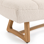 Оттоманка с обивкой букле Lino White Boucle Ottoman варинант исполнения - 3 | Loft Concept в Ростове-на-Дону