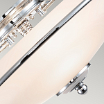 Потолочный светильник со стеклянным плафоном на изогнутых кронштейнах Quoizel  варинант исполнения - 9 | Loft Concept в Ростове-на-Дону