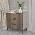 Комод коричневый с 3-мя ящиками на 4-х ножках Harper Line варинант исполнения - 2 | Loft Concept в Ростове-на-Дону