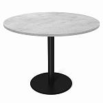 Стол обеденный с круглой светло-серой столешницей Harris Collection варинант исполнения - 1 | Loft Concept в Ростове-на-Дону