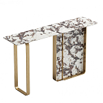 Консоль с прямоугольной мраморной столешницей Vivian Console варинант исполнения - 1 | Loft Concept в Ростове-на-Дону
