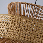 Подвесной светильник с абажуром из натуральных материалов Light Inside the Cell варинант исполнения - 7 | Loft Concept в Ростове-на-Дону