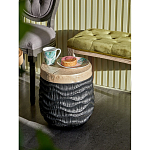 Приставной столик с фактурой под натуральное дерево Immortality варинант исполнения - 4 | Loft Concept в Ростове-на-Дону