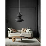 Подвесной вязаный черный светильник «Моника» варинант исполнения - 3 | Loft Concept в Ростове-на-Дону