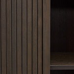 Буфет тёмно-коричневого цвета из ясеневого шпона с 2-мя раздвижными дверями Toinette варинант исполнения - 3 | Loft Concept в Ростове-на-Дону