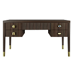 Письменный стол с 4-мя ящиками Elsa Dreams Walnut варинант исполнения - 6 | Loft Concept в Ростове-на-Дону