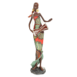 Фигурка негритянка с барабаном Ethno girl варинант исполнения - 1 | Loft Concept в Ростове-на-Дону