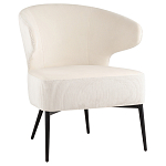 Современное мягкое кресло на металлических ножках Rakush Milk варинант исполнения - 1 | Loft Concept в Ростове-на-Дону