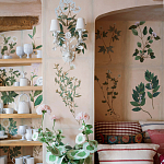 Обои ручная роспись Botanical Studies Cutter colourway варинант исполнения - 3 | Loft Concept в Ростове-на-Дону