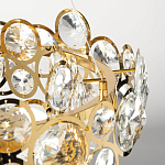 Люстра подвесная из золотых колец 57 см Golden Circles варинант исполнения - 8 | Loft Concept в Ростове-на-Дону