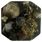 Шкатулка из эпоксидной смолы с цветами черная Epoxy Resin Square Box Black варинант исполнения - 1 | Loft Concept в Ростове-на-Дону