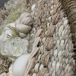 Круглый Вязанный Гобелен Абстракция Breath of Mist Wall Hanging варинант исполнения - 2 | Loft Concept в Ростове-на-Дону