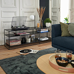 ТВ-тумба стальная с полками Chad TV-Stand варинант исполнения - 5 | Loft Concept в Ростове-на-Дону