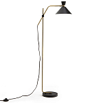 Торшер с поворотным плафоном Davy Brass Floor Lamp варинант исполнения - 1 | Loft Concept в Ростове-на-Дону