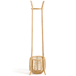 Напольная вешалка с корзиной из ротанга Trina Wicker Floor Hanger варинант исполнения - 3 | Loft Concept в Ростове-на-Дону