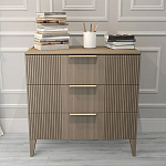 Комод коричневого цвета с 3-мя ящиками Harper Line варинант исполнения - 1 | Loft Concept в Ростове-на-Дону