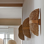 Бра плетеное из ротанга Chainmail варинант исполнения - 1 | Loft Concept в Ростове-на-Дону