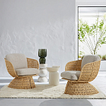 Приставной столик белого цвета Bead варинант исполнения - 4 | Loft Concept в Ростове-на-Дону