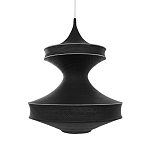 Подвесной вязаный черный светильник «Моника» варинант исполнения - 1 | Loft Concept в Ростове-на-Дону