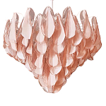 Люстра из стекляных розовых лепестков Petalled Illuminator варинант исполнения - 3 | Loft Concept в Ростове-на-Дону