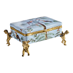 Шкатулка на четырех ангелах Blue Garden варинант исполнения - 1 | Loft Concept в Ростове-на-Дону