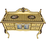 Комод деревянный Illustration of flowers варинант исполнения - 2 | Loft Concept в Ростове-на-Дону