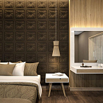 Гипсовая 3D Панель M-106 варинант исполнения - 1 | Loft Concept в Ростове-на-Дону