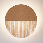 Бра круглое натуральная пробка с бахромой Natural Cork варинант исполнения - 3 | Loft Concept в Ростове-на-Дону