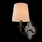 Бра с белым текстильным абажуром и фигурным основанием с зеркальной вставкой Vitorino варинант исполнения - 15 | Loft Concept в Ростове-на-Дону