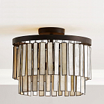 Потолочный светильник с подвесами из перламутра Unique Shine Effect варинант исполнения - 2 | Loft Concept в Ростове-на-Дону