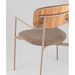 Стул Doe с подклокотниками коричневый варинант исполнения - 3 | Loft Concept в Ростове-на-Дону