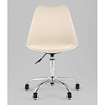 Офисный стул на металлическом основании EGGERY Beige пластик варинант исполнения - 5 | Loft Concept в Ростове-на-Дону