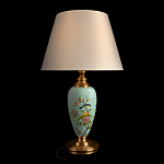 Настольная лампа голубая с изображением птиц Slip Away варинант исполнения - 2 | Loft Concept в Ростове-на-Дону