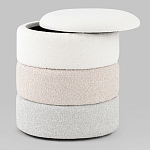 Пуф Three Colors в ткани букле из трех цветов  варинант исполнения - 3 | Loft Concept в Ростове-на-Дону