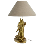 Настольная лампа с абажуром Дракон Golden Dragon Lamp Beige варинант исполнения - 2 | Loft Concept в Ростове-на-Дону