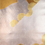 Обои ручная роспись в стиле Арт-деко Namban Colourway SC-290 on Deep Rich Gold gilded paper варинант исполнения - 2 | Loft Concept в Ростове-на-Дону