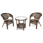 Комплект уличной мебели Angela Dark Brown варинант исполнения - 1 | Loft Concept в Ростове-на-Дону