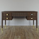 Письменный стол с 4-мя ящиками Elsa Dreams Walnut варинант исполнения - 5 | Loft Concept в Ростове-на-Дону