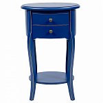 Синяя тумба на фигурных ножках Shelby варинант исполнения - 1 | Loft Concept в Ростове-на-Дону