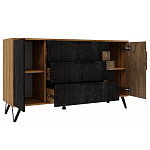 Комод с 3-мя ящиками и дверцей Stone Effect варинант исполнения - 4 | Loft Concept в Ростове-на-Дону