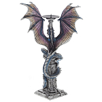 Подсвечник в виде Дракона Grey Blue Dragon Candlestick варинант исполнения - 4 | Loft Concept в Ростове-на-Дону