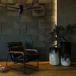 Гипсовая 3D Панель M-08 варинант исполнения - 2 | Loft Concept в Ростове-на-Дону