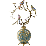 Бронзовый подсвечник Птичий рай Flora варинант исполнения - 1 | Loft Concept в Ростове-на-Дону