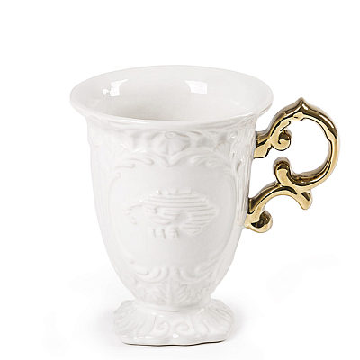 Кружка Seletti I-Mug Gold Кружка Seletti I-Mug Gold